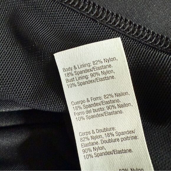 ASSETS By Sara Blakely Shapewear Slip Dress Black Medium Bodycon - Picture 9 of 10